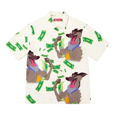 Supreme All Dogs Go To Heaven Short-sleeve Shirt 'white' In Multi