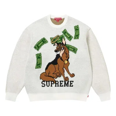 Supreme Kids'  All Dogs Go To Heaven Sweater 'white' In Neutral