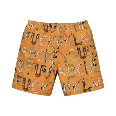 Pre-owned Supreme Alphabet Water Short 'orange' | Men's Size Xl