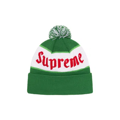 Pre-owned Supreme Alpine Beanie 'green'