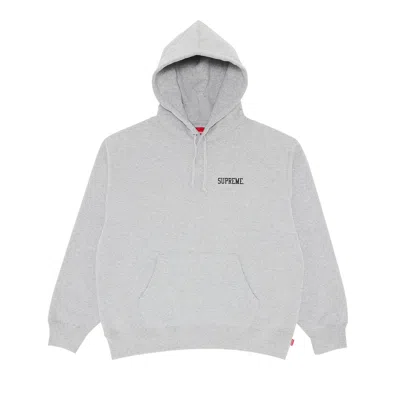 Pre-owned Supreme Anarchy Hooded Sweatshirt 'heather Grey'