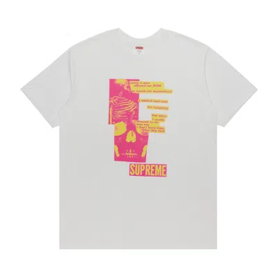 Pre-owned Supreme Anatomy Tee 'white' | Men's Size Xxl