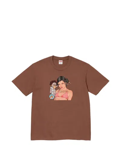 Supreme Angel T-shirt In Red