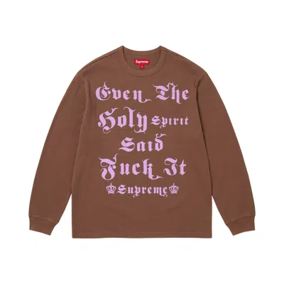 Pre-owned Supreme Angel Thermal 'brown' | Men's Size Xl