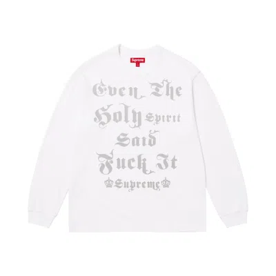 Pre-owned Supreme Angel Thermal 'white' | Men's Size M