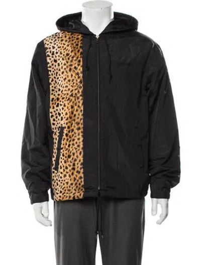 Pre-owned Supreme Animal Print Jacket In Black