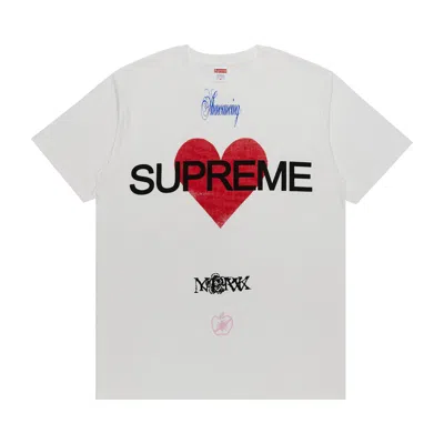 Pre-owned Supreme Announcing Tee 'white' | Men's Size L