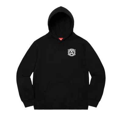 Pre-owned Supreme Anti Hooded Sweatshirt 'black' | Men's Size M