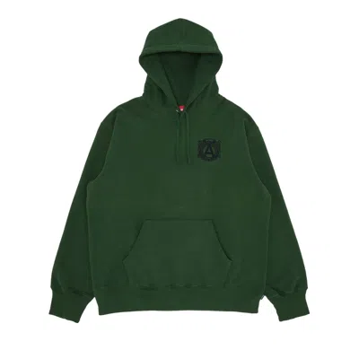 Pre-owned Supreme Anti Hooded Sweatshirt 'green' | Men's Size M