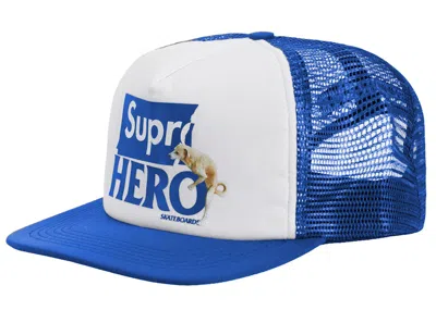 Pre-owned Supreme Antihero Mesh Back 5panel In Royal