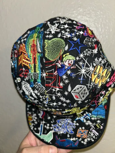 Pre-owned Supreme Aoi Camp Cap In Black