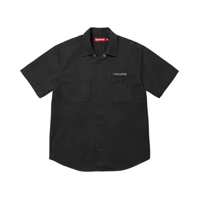 Pre-owned Supreme Aoi Cyborg Short-sleeve Work Shirt 'black' | Men's Size S