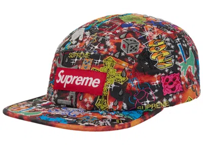 Pre-owned Supreme Aoi Embroide Camp Cap In Red