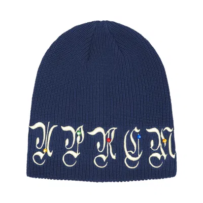 Pre-owned Supreme Aoi Gems Beanie 'dark Royal' | Blue | Men's Size Onesize