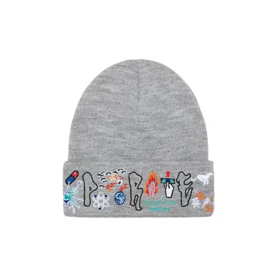 Pre-owned Supreme Aoi Icons Beanie 'heather Grey'