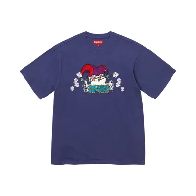 Pre-owned Supreme Aoi Jester Short-sleeve Top 'washed Navy' | Blue | Men's Size S