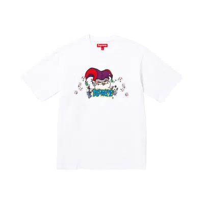 Pre-owned Supreme Aoi Jester Short-sleeve Top 'white' | Men's Size S