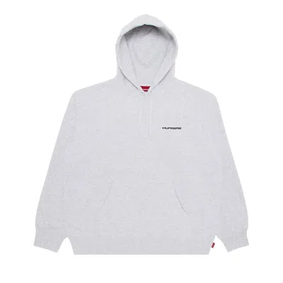 Pre-owned Supreme Aoi Stacked Hooded Sweatshirt 'ash Grey'