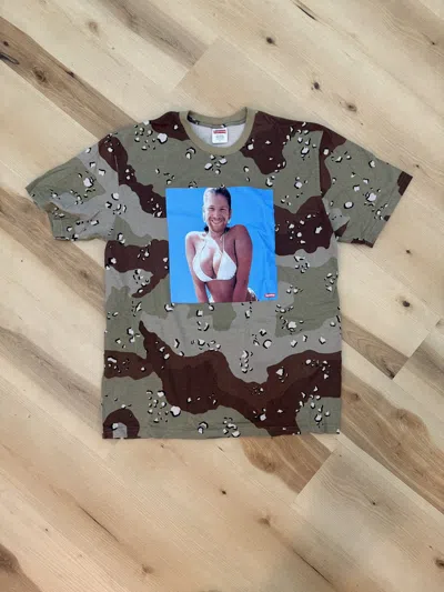 Pre-owned Supreme Aphex Twin Camo T-shirt In Multi