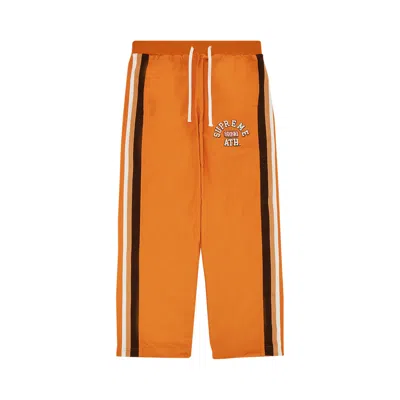 Pre-owned Supreme Appliqué Track Pant 'orange'