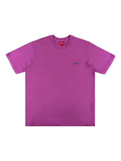 Supreme Arabic-logo T-shirt In Pink