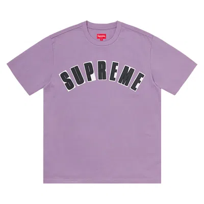Pre-owned Supreme Arc Appliqué Short-sleeve Top 'purple' | Men's Size S