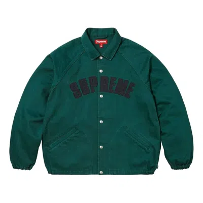SUPREME Supreme Arc Denim Coaches Jacket 'Green'