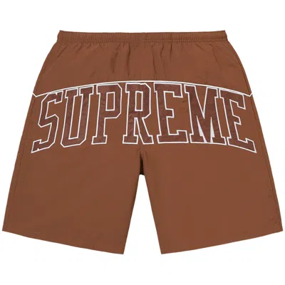 Pre-owned Supreme Arc Water Short 'brown' | Men's Size Xl