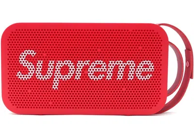 Pre-owned Supreme B&o Play By Bang Olufsen A2 Portable Speaker In Red
