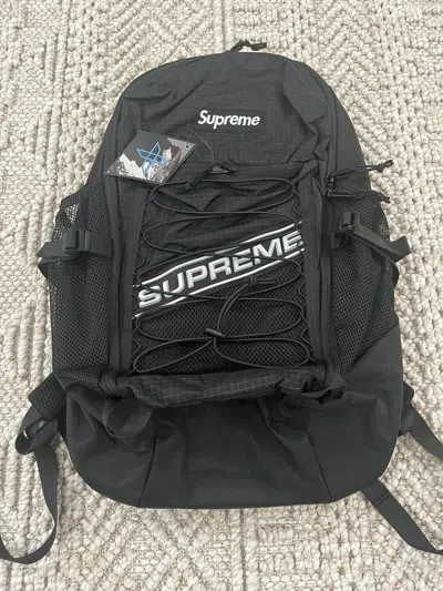 Pre-owned Supreme Backpack 3d Logo Fw23 In Black