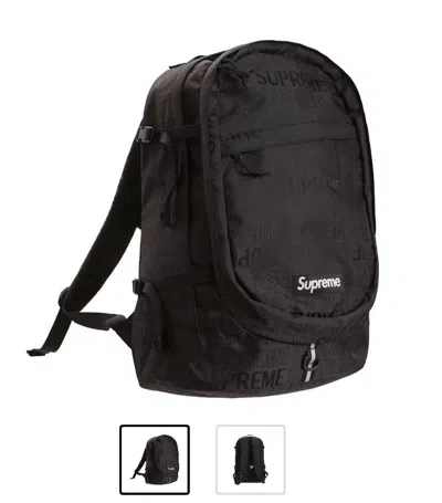 Pre-owned Supreme Backpack Black