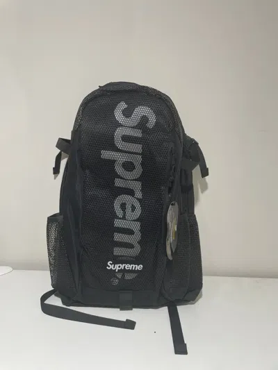 Pre-owned Supreme Backpack In Black