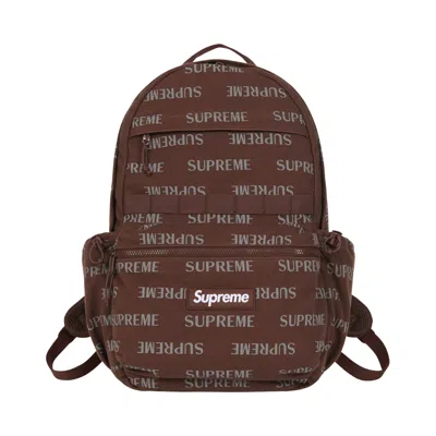 Pre-owned Supreme Backpack 'brown' | Men's Size Onesize
