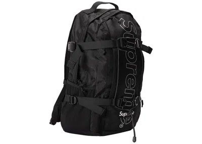 Pre-owned Supreme Backpack (fw18) In Black