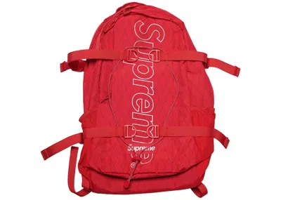 Pre-owned Supreme Backpack (fw18) In Red