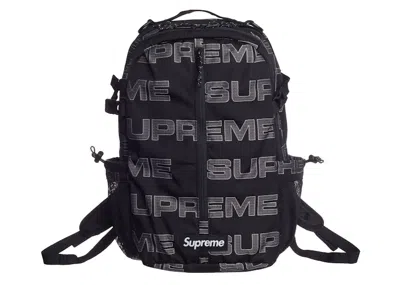 Pre-owned Supreme Backpack (fw21) In Black