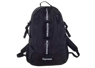 Pre-owned Supreme Backpack (fw22) In Black