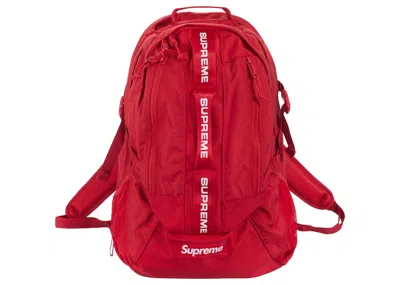 Pre-owned Supreme Backpack (fw22) In Red
