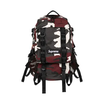 Pre-owned Supreme Backpack 'red Camo' | Men's Size Onesize