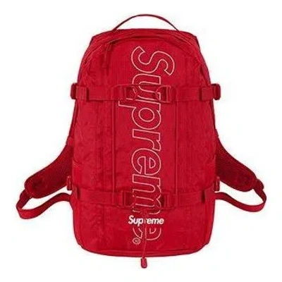 Supreme Backpack 'red White'