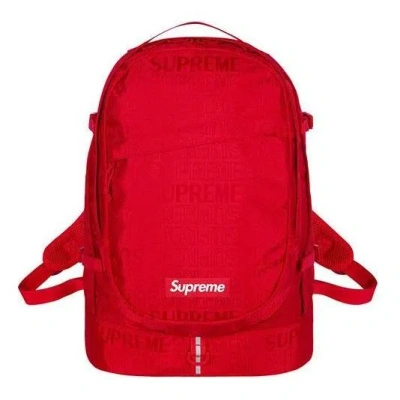 Supreme Backpack 'red White'