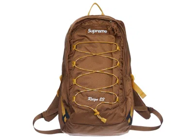 Pre-owned Supreme Backpack (ss22) In Brown