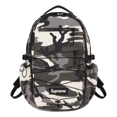 Supreme Backpack Ss25 'snow Camo'