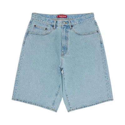 Pre-owned Supreme Baggy Denim Short 'light Washed Indigo' | Blue | Men's Size 34