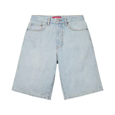 Pre-owned Supreme Baggy Denim Short 'light Washed Indigo' | Blue | Men's Size 34