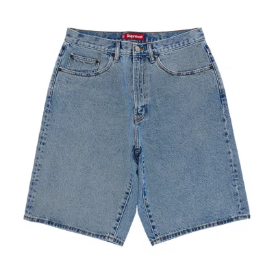 Pre-owned Supreme Baggy Denim Short 'washed Indigo' | Blue | Men's Size 34