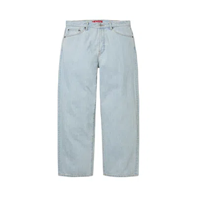 Pre-owned Supreme Baggy Jean 'light Washed Indigo' | Blue | Men's Size 34
