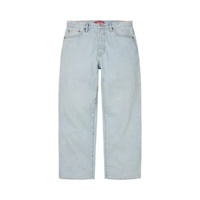 Pre-owned Supreme Baggy Jean 'light Washed Indigo' | Blue | Men's Size 34