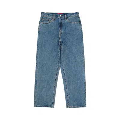 Pre-owned Supreme Baggy Jean 'washed Indigo' In Blue