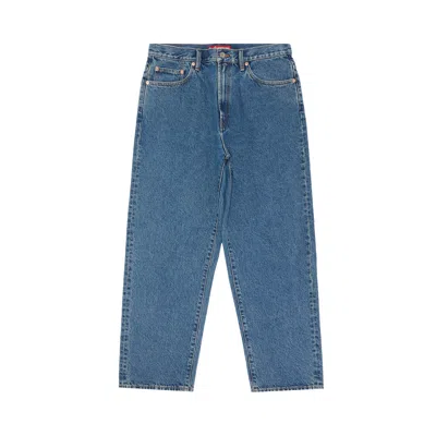 Pre-owned Supreme Baggy Jean 'washed Indigo' In Blue